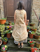 JLS Sleeveless Floral Print Tuck In Dress D13