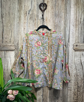 Preloved EWA I WALLA Floral. Blouse 44767