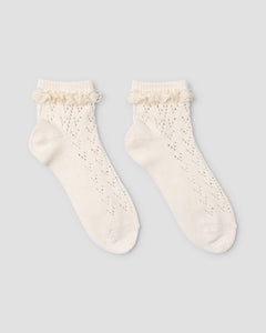 Ewa i Walla Cream Ethel Socks 77594 SS24