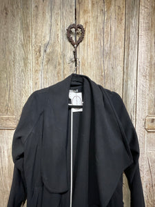 Preloved SARAH PACINI Black Edge to Edge Coat