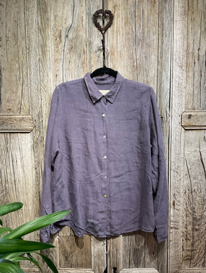 Preloved THE LINEN PRESS Lavender Shirt