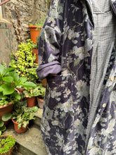 JLS Floral Ink Velvet Coat D49H