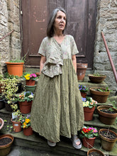 Les Ours Rina Lin Vichy Vert Dress SS26