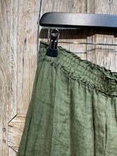 Preloved Privatsachen Green Rami Frill Detail Skirt