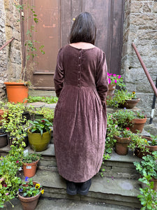 Les Ours Evan Velours Ras Bois De Rose Dress AW25