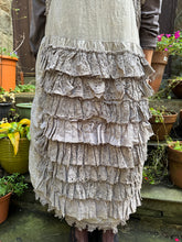 JLS Grey Embroidery Appliqué & Lace Layering Tunic Dress 1106