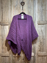 Preloved BONNER OF IRELAND Purple Wool Wrap
