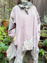 JLS Striped Cotton Oversized Top D67