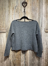 Preloved TOAST Grey Neck Crop Sweater