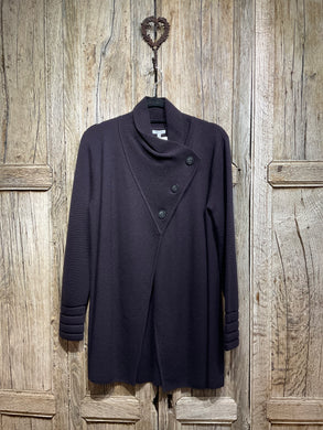 Preloved Purple Knit Cardigan