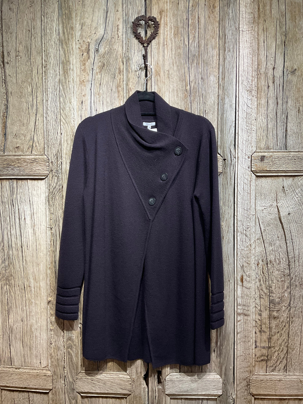 Preloved Purple Knit Cardigan