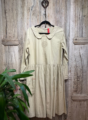Preloved EWA i Walla Khaki Cream Dress