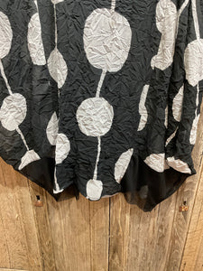 Preloved Gershon Bram Black Dress with Spot Detail