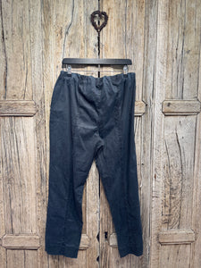 Preloved Sahara Black Cotton Trousers