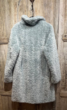 Preloved RINO & PELLE Fake Fur Coat - Pale Blue