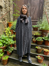 THING Anthracite Structure Check Dress Coat 7307 AW26