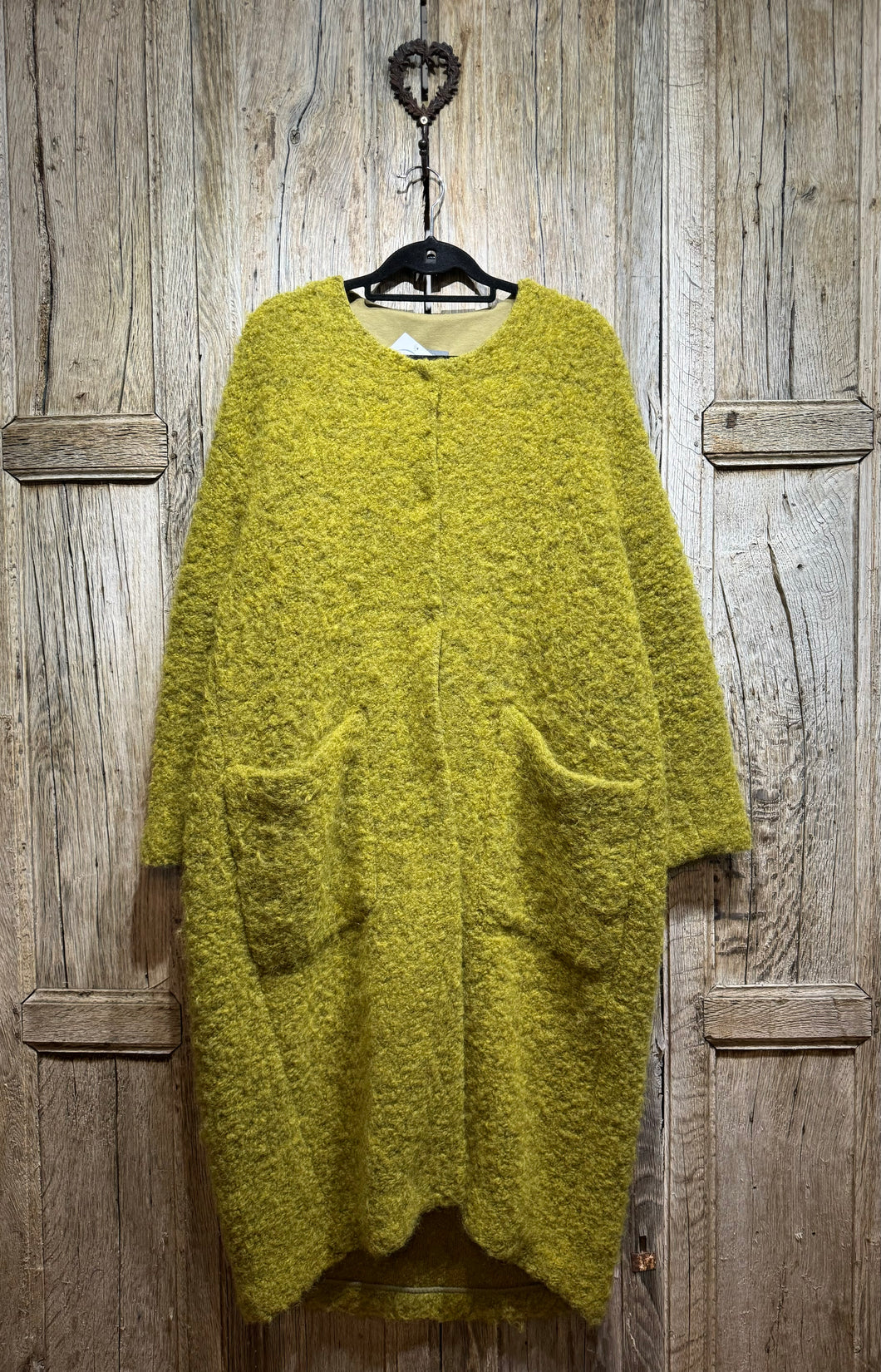 Preloved Neirami Mustard Wool Coat