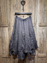 Grizas Grey Silk Skirt 4485-S313 SS26