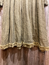 Preloved Green Linen Dress