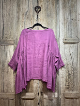 Preloved MAMA B Raspberry Linen Top