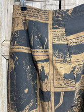 Preloved RUNDHOLZ Brown Print Techno Skirt