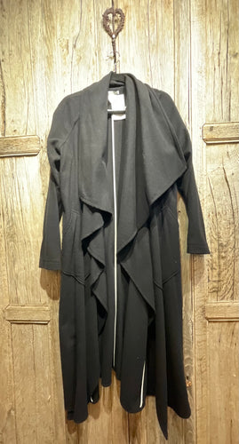 Preloved SARAH PACINI Black Edge to Edge Coat