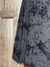 Foil Black Mesh & Devore Top F08150 BNWT