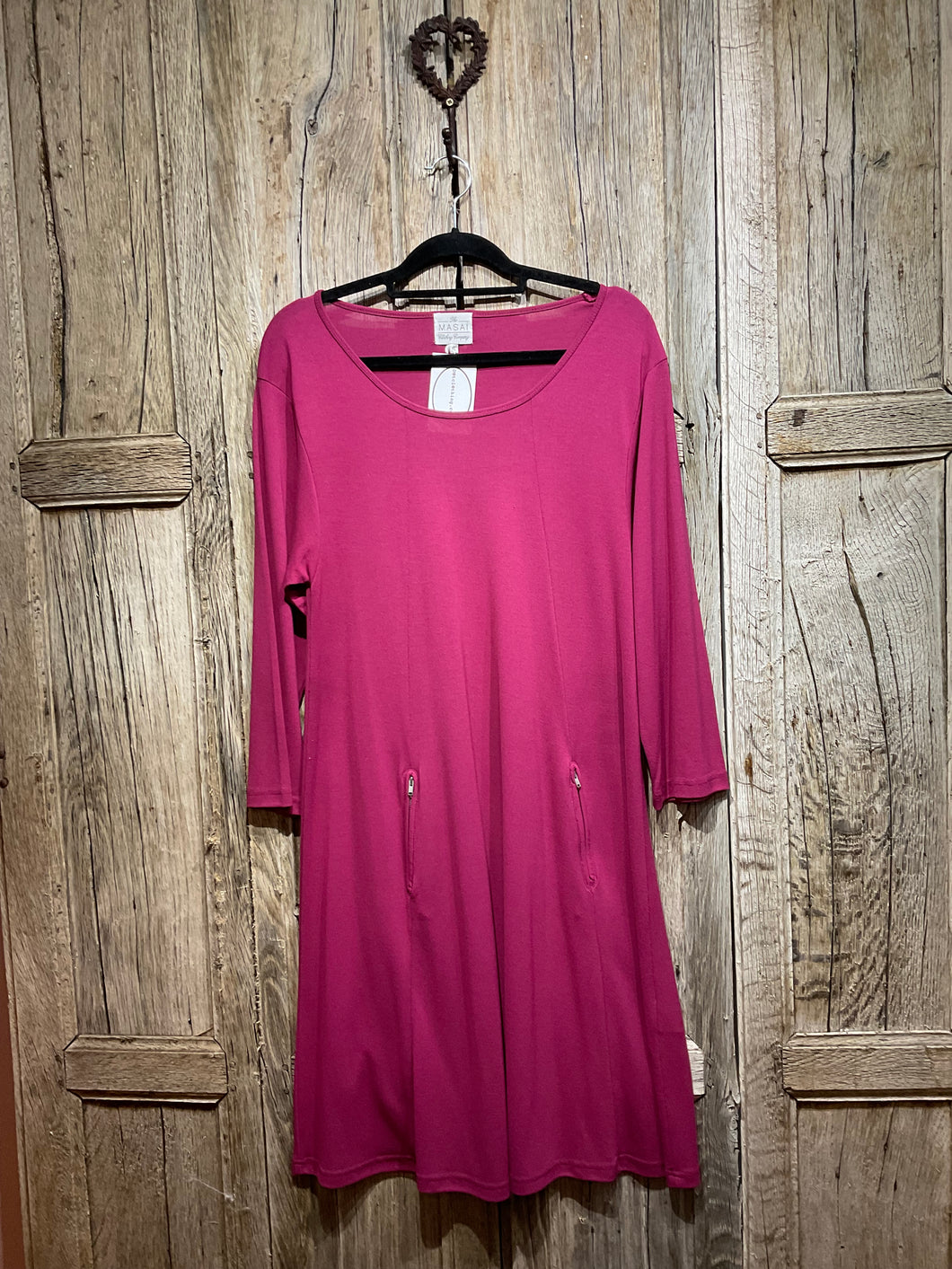 Preloved MASAI Raspberry Jersey Dress