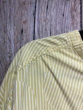Preloved OSKA Yellow Stripe Cotton Shirt Jacket