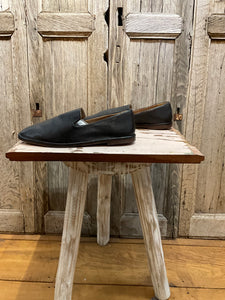 Preloved Brown Leather Slip-Ons