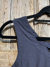 Preloved TOAST Navy Blue Cotton Pinafore Dress