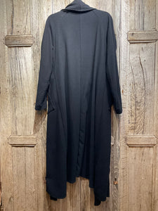 Preloved SARAH PACINI Black Edge to Edge Coat