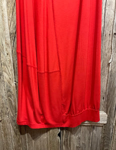 Preloved OSKA Red Stretch Skirt