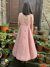 JLS Flaired Sleeveless Striped Dress D08