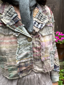 JLS Madras Check Cropped Jacket 1134