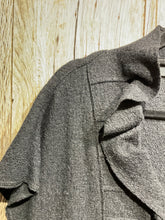 Preloved Q’neel Black Wool Mix Gillet