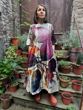 Khara Kapas Velvet Lilac Poppy Dress
