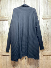 Preloved Å Black Rib Merino Wool Cardigan