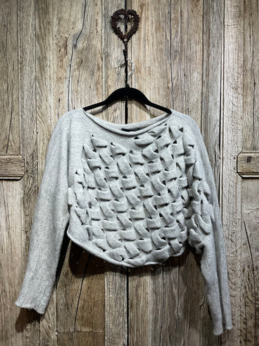 Preloved CREA CONCEPT Ice Grey Wool Mix Jumper