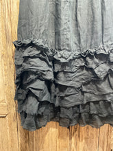 Preloved Privatsachen Black Rami Cotton Skirt