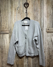 Preloved PART TWO Grey Wool Mix Boyfriend Cardigan