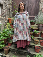 JLS Patchwork Cotton Dress Coat D56B