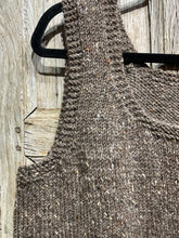 Handknits by ME Blue Brown Wool Vest