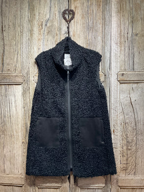 Preloved BETTY & Co Wooly Bouclè Zip-Up Gilet
