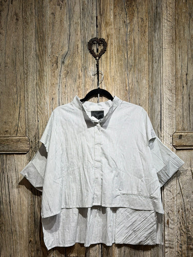 Preloved Creare Pinstripe Cotton Shirt