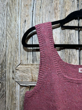 Handknits by ME Blush Pink Recycled Denim Crop Vest