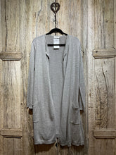 Preloved Grey Cotton Mix Cardigan