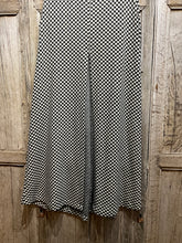 Preloved Black & White Check Long Jersey Tunic