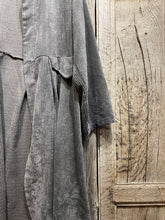 Preloved MADE IN ITALY Grey Cord Duster Coat
