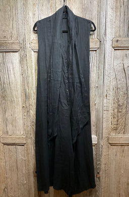 Preloved Black Linen Jumpsuit